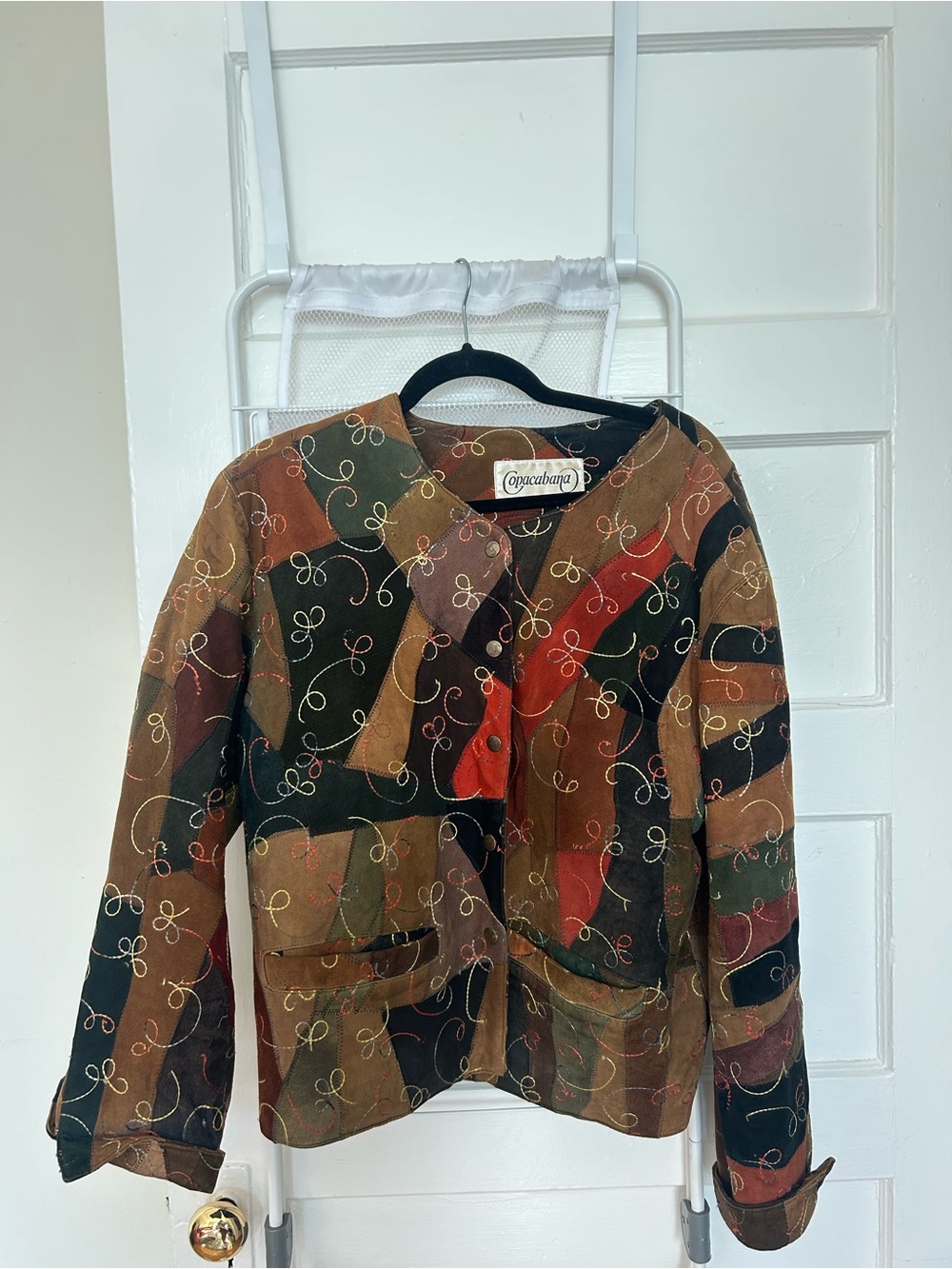 Copacabana Multicolor Patchwork Blazer - Women's Autumn Colors